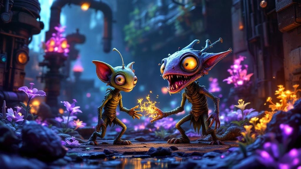 Oddworld Munch's Oddysee — surreal alien industrial world