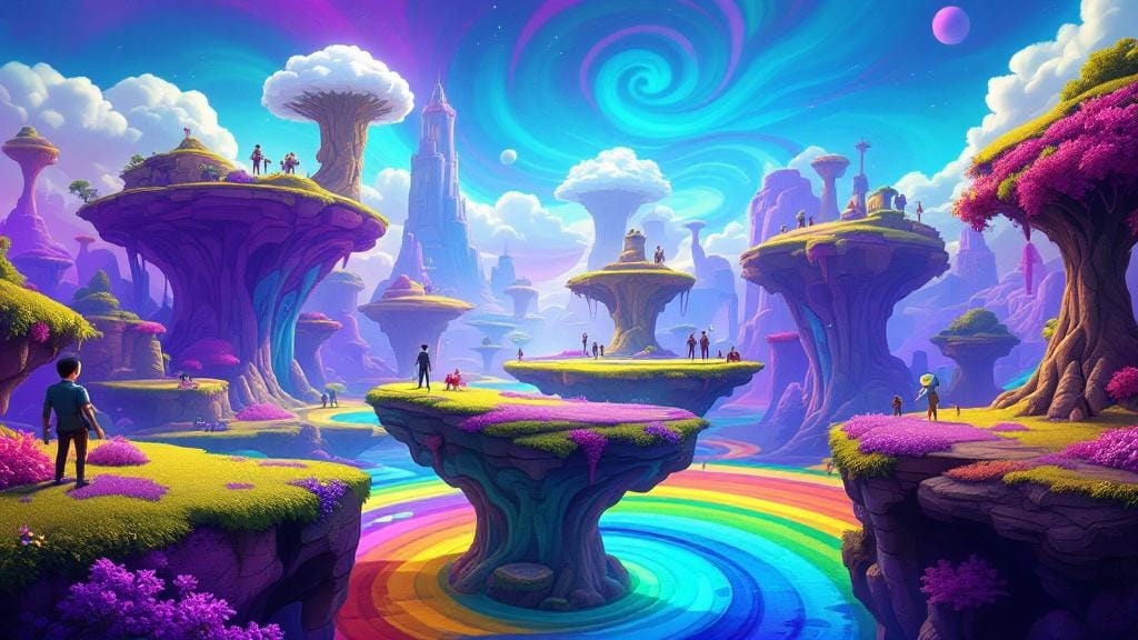 Psychonauts — surreal psychedelic mindscape platformer levels