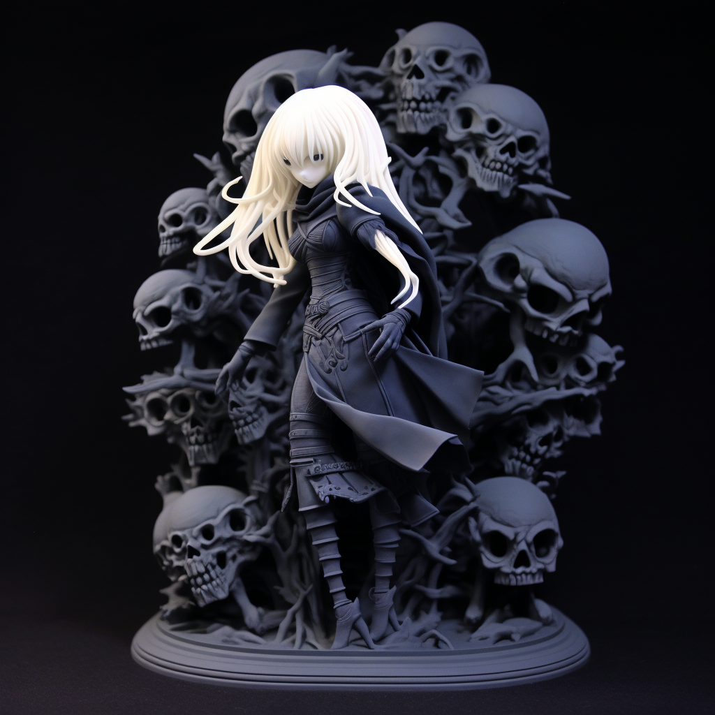 Dark Anime Themes in 3D Art
